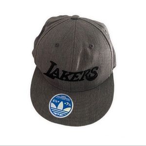 Boy’s Lakers Stretchable Fit Adidas Hat 6 7/8-7/4
